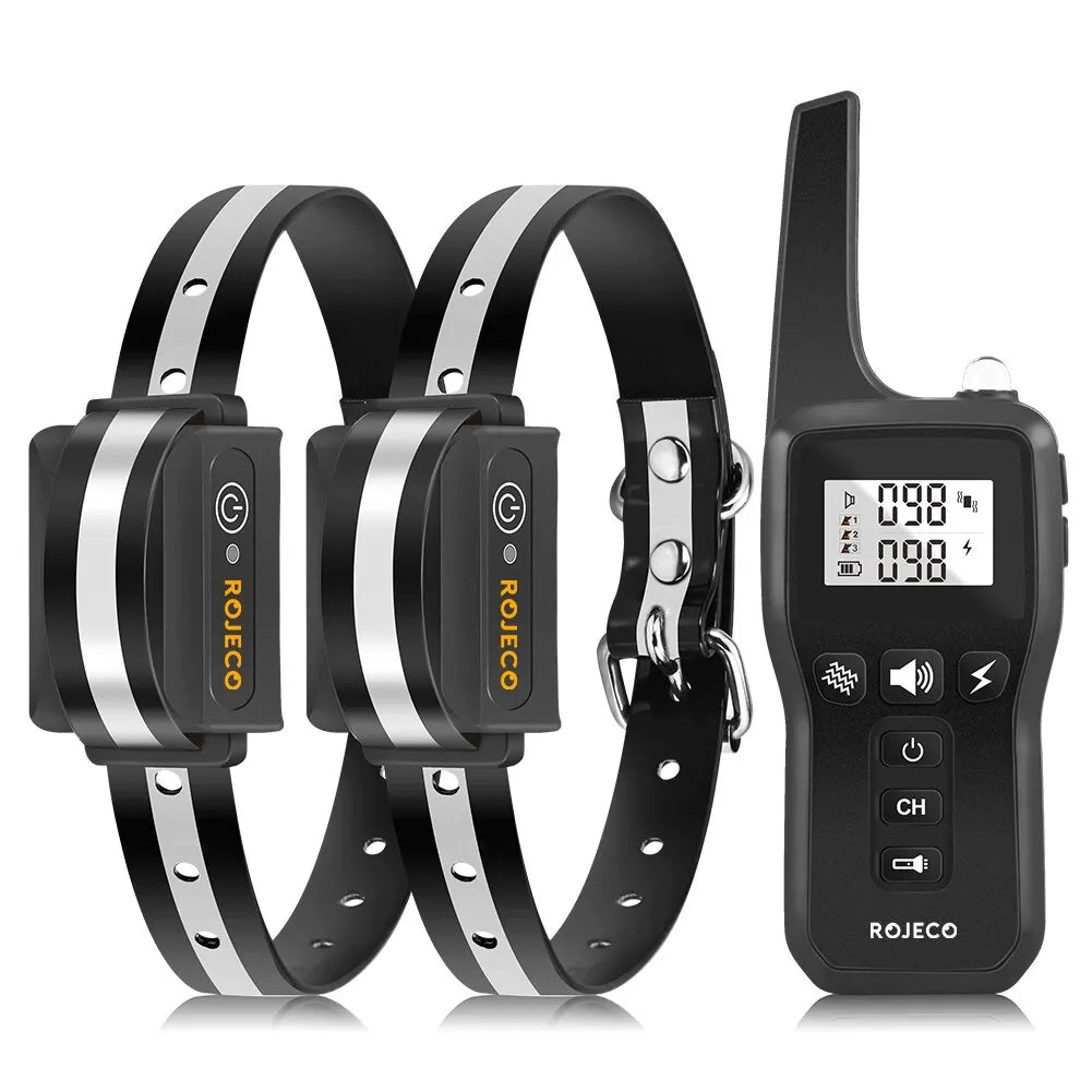 Electronic Dog Training Collar with Remote Control | Waterproof, 1000m Range & Multi-Mode for Effective Behavior Correction