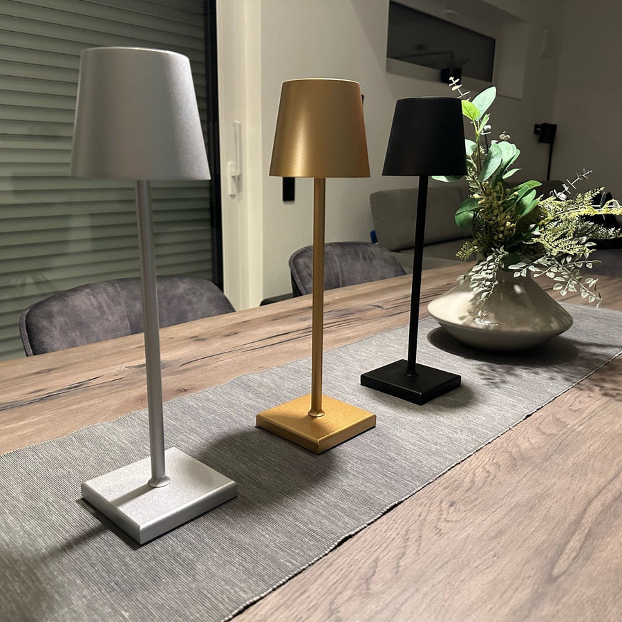 Wireless Rechargeable Table Lamp - Modern Nordic Design for Home, Office, and Outdoor Use