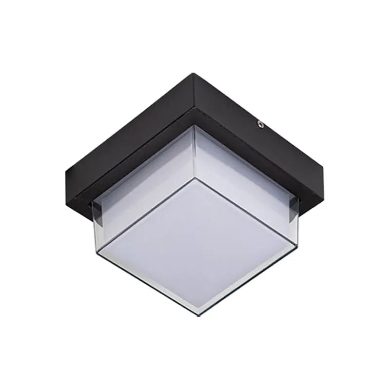 LED Waterproof Outdoor Ceiling Light Fixture - 12W Anti-Mosquito Lighting for Bathroom, Kitchen, Balcony & Porch