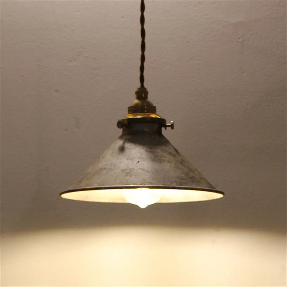 Industrial Vintage Pendant Light Fixture with Edison Bulb for Kitchen, Dining Room, and Bar Lighting