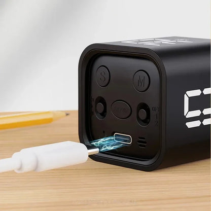 Smart Timer with Gravity Sensor | LED Display, Four Pre-Programmed Times for Cooking, Studying & Time-Sensitive Tasks