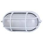 In-Ground Outdoor Sauna Steam Room Light Fixture - Oval Round Design for Stair, Patio & Garden Floor (Excludes Light Bulbs)