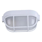 In-Ground Outdoor Sauna Steam Room Light Fixture - Oval Round Design for Stair, Patio & Garden Floor (Excludes Light Bulbs)