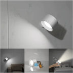 Cordless LED Wall Lamp with Easy Installation - Battery Operated Light for Living Room, Bedroom & Hallway Use