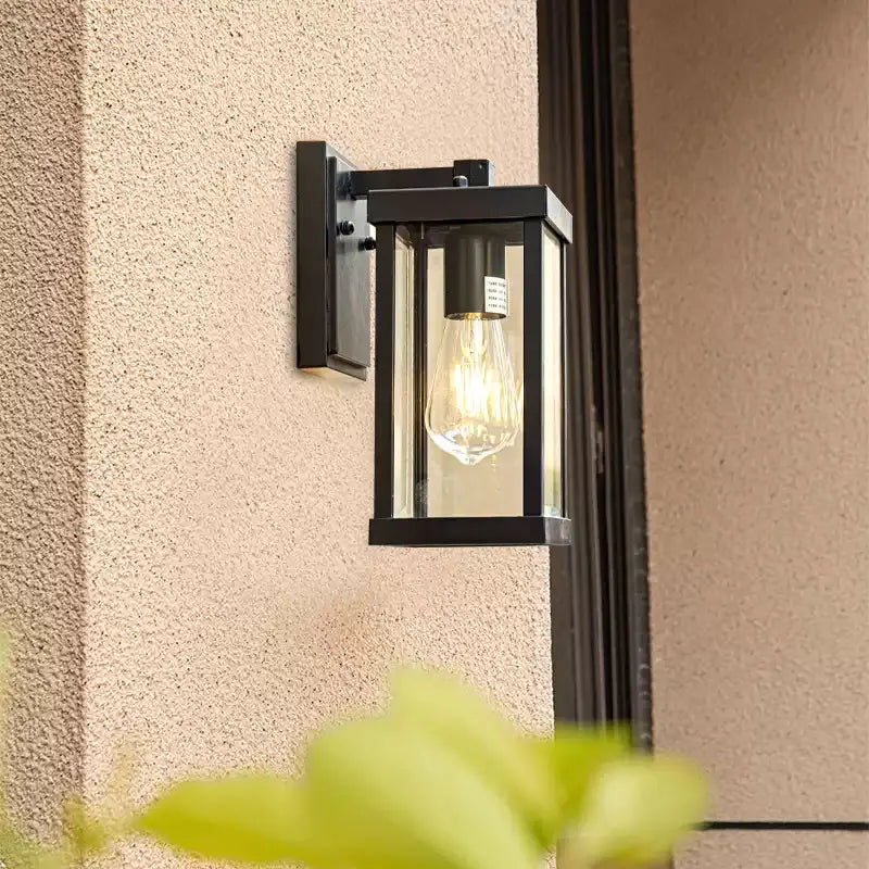 Outdoor Retro Waterproof Wall Lamps - Vintage Exterior Lighting for Balcony, Courtyard, Gate, and Corridor Decor