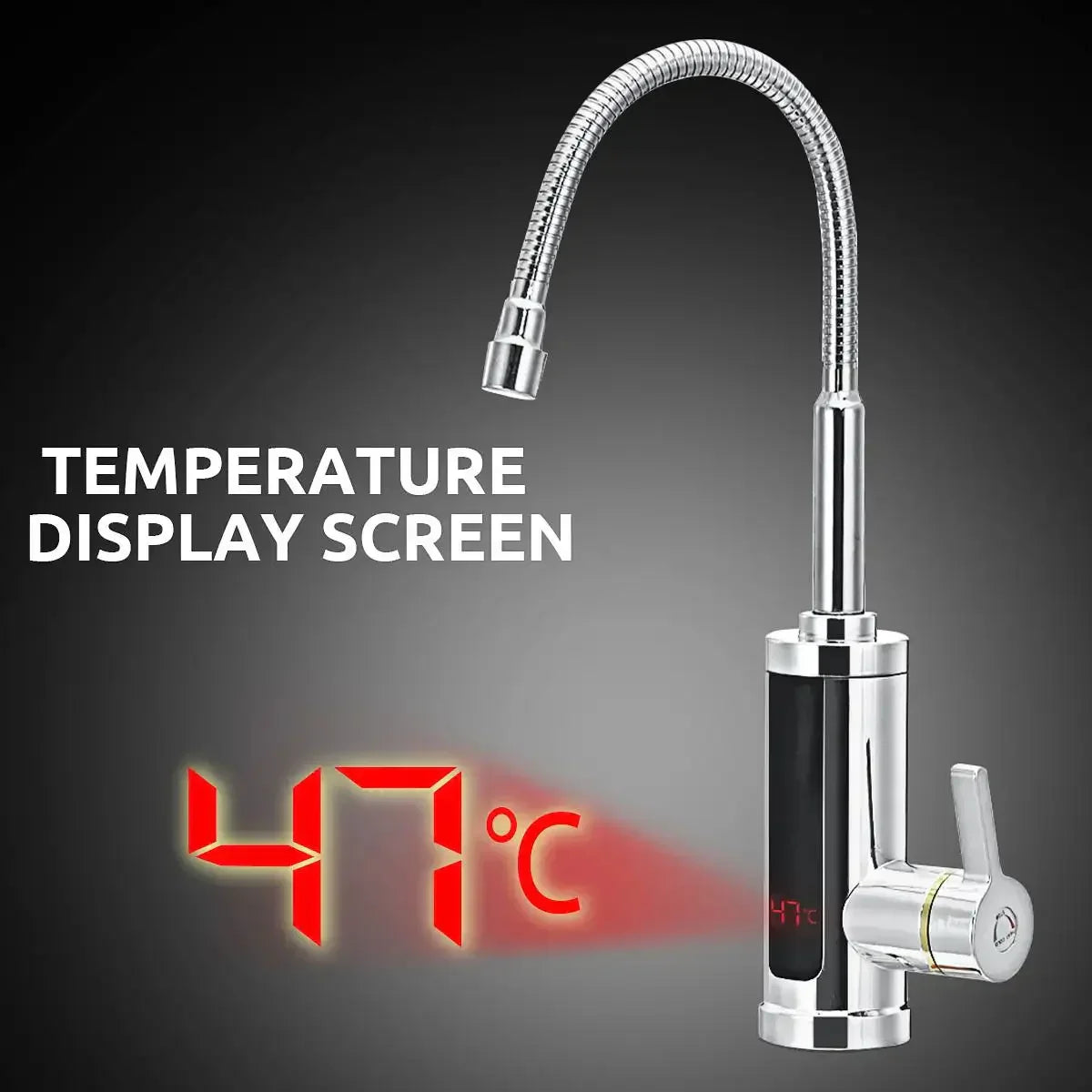 3000W Electric Instant Hot Water Tap | Energy-Efficient, Dual Function & Easy Installation for Kitchen and Bathroom