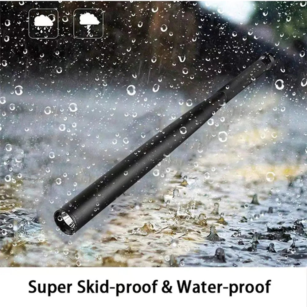 Baseball Bat LED Flashlight | Waterproof, Durable Aluminum & Versatile Lighting Modes for Outdoor Adventures