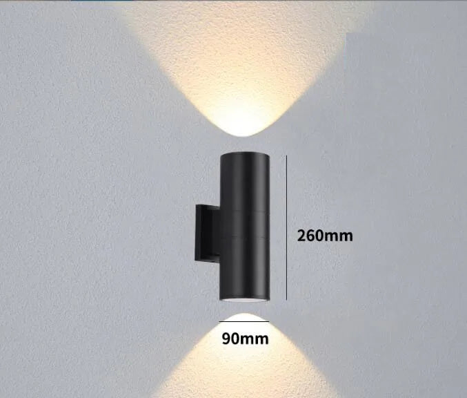 LED Outdoor Waterproof Wall Lamp - 6W 10W 24W 36W 60W Modern Sconce Lighting for Living Room, Bedroom, Corridor, Porch & Pathway