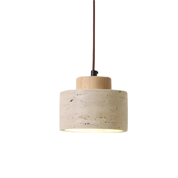 Nordic Travertine Clear Pendant Light Fixture for Modern Home Decor & Dining Areas