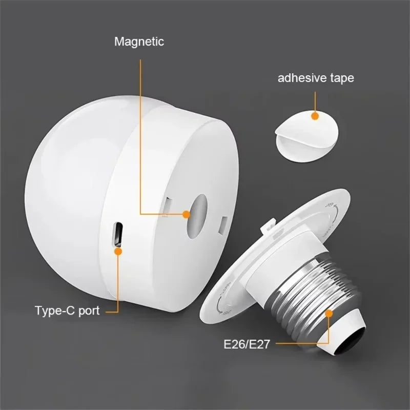 Retro Wall Lamp LED Charge RGB Bulb Removable Wireless Wall Light For Bedroom Corridor Hallway Indoor Luminaire Bedside Light