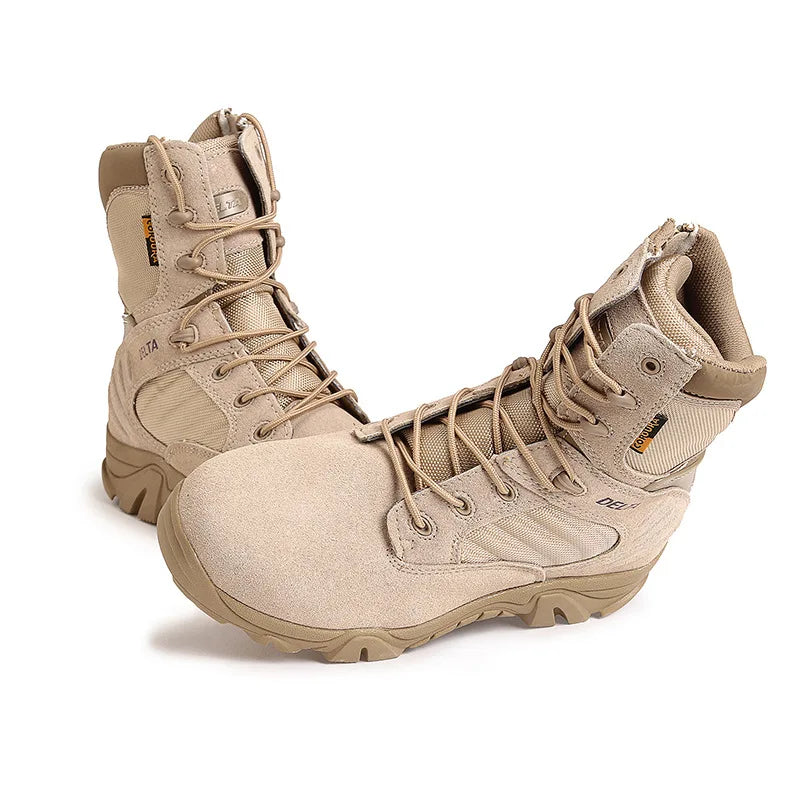 High-Performance Tactical Combat Boots | Durable, High Ankle Design & Exceptional Traction for Outdoor Adventures