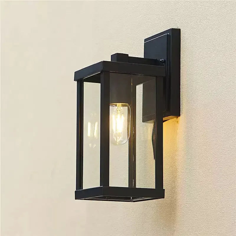 Outdoor Retro Waterproof Wall Lamps - Vintage Exterior Lighting for Balcony, Courtyard, Gate, and Corridor Decor