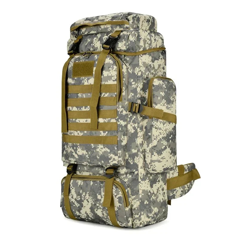 Large Waterproof Hiking Backpack | 80L/100L Capacity, Durable Material & Comfortable Design for Outdoor Adventures