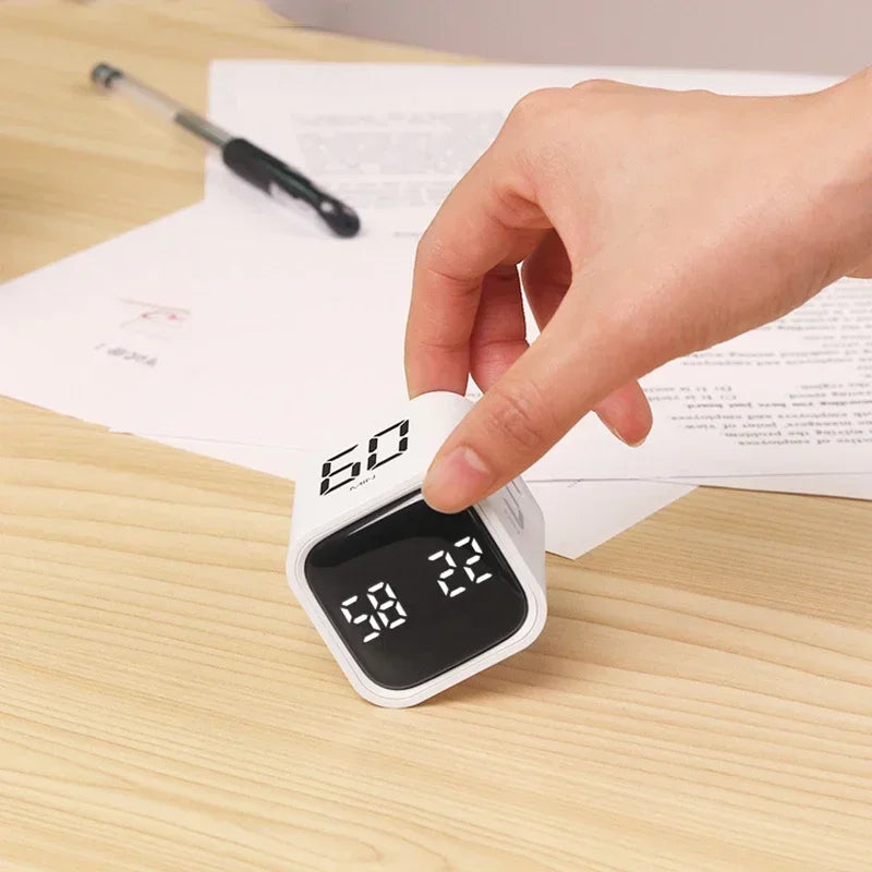Smart Timer with Gravity Sensor | LED Display, Four Pre-Programmed Times for Cooking, Studying & Time-Sensitive Tasks