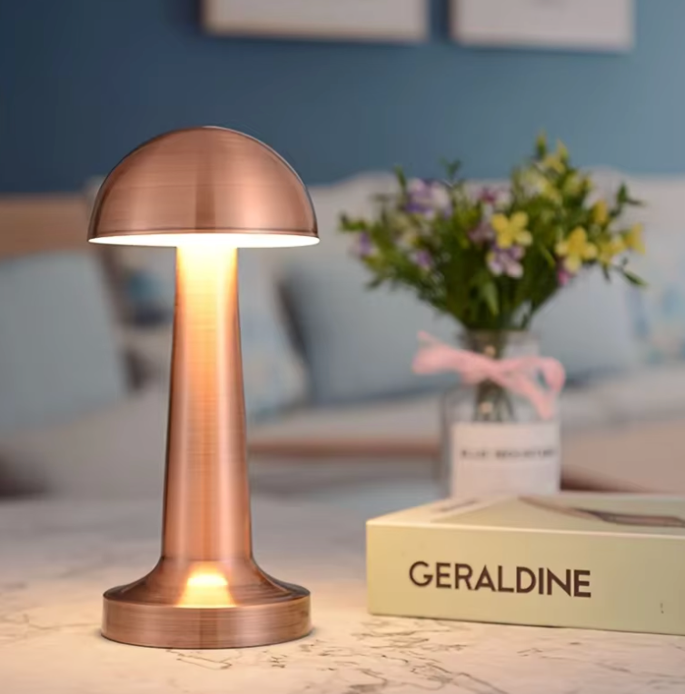 Cordless Dimmable LED Table Lamp - Rechargeable Touch Control for Living Room, Reading, and Bedside Use