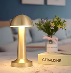 Cordless Dimmable LED Table Lamp - Rechargeable Touch Control for Living Room, Reading, and Bedside Use