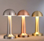 Cordless Dimmable LED Table Lamp - Rechargeable Touch Control for Living Room, Reading, and Bedside Use