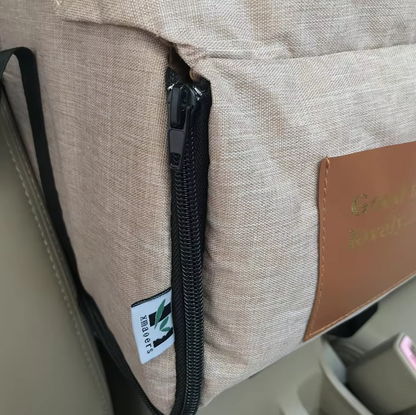 Padded Dog Car Seat | Portable, Safety Belt & Comfortable for Travel with Dogs