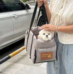 Padded Dog Car Seat | Portable, Safety Belt & Comfortable for Travel with Dogs