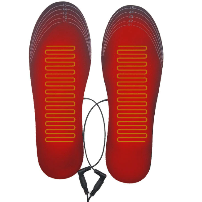 Rechargeable Electric USB Heated Shoe Insoles, Warm Feet Pads for Cold Weather, Comfortable Foot Warmers for Winter Use