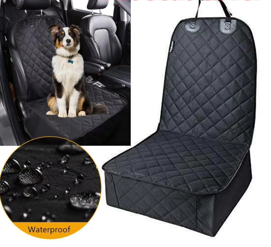 Waterproof Front Seat Protector for Dogs | Non-Slip, Scratch-Resistant & Easy to Install for Clean Car Journeys