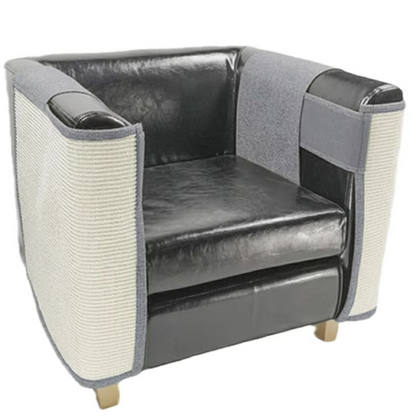 Sofa Scratch Protection Mat | Durable Sisal Armrest Cover for Cat Claw Grooming & Furniture Defense