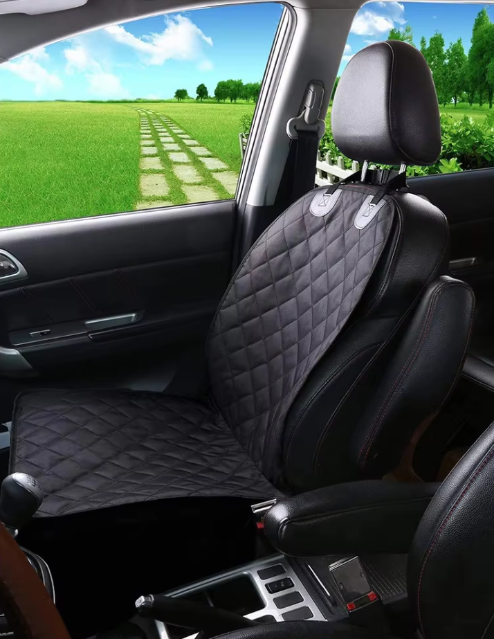 Waterproof Front Seat Protector for Dogs | Non-Slip, Scratch-Resistant & Easy to Install for Clean Car Journeys