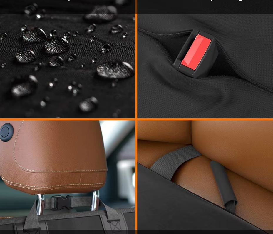 Waterproof Front Seat Protector for Dogs | Non-Slip, Scratch-Resistant & Easy to Install for Clean Car Journeys