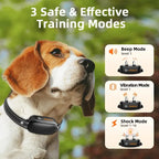 Rechargeable Waterproof Dog Training Collar | Remote Control, Variable Modes & Ideal for All Weather Conditions
