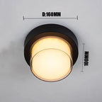LED Waterproof Outdoor Ceiling Light Fixture - 12W Anti-Mosquito Lighting for Bathroom, Kitchen, Balcony & Porch