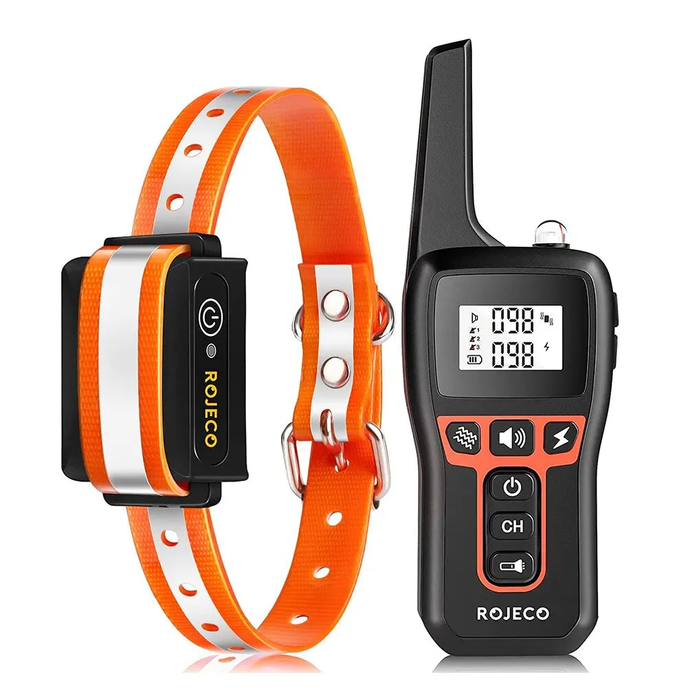 Electronic Dog Training Collar with Remote Control | Waterproof, 1000m Range & Multi-Mode for Effective Behavior Correction