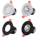 LED Dimmable Round COB Ceiling Downlight 3W-18W for Home Lighting & Energy-Efficient Illumination