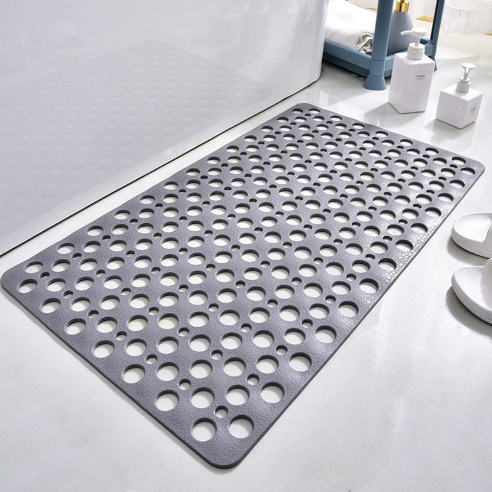 Non-Slip Antibacterial Shower Mat | Durable PVC with Powerful Suction Cups for Safety & Comfort in Every Shower