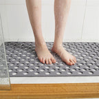 Non-Slip Antibacterial Shower Mat | Durable PVC with Powerful Suction Cups for Safety & Comfort in Every Shower