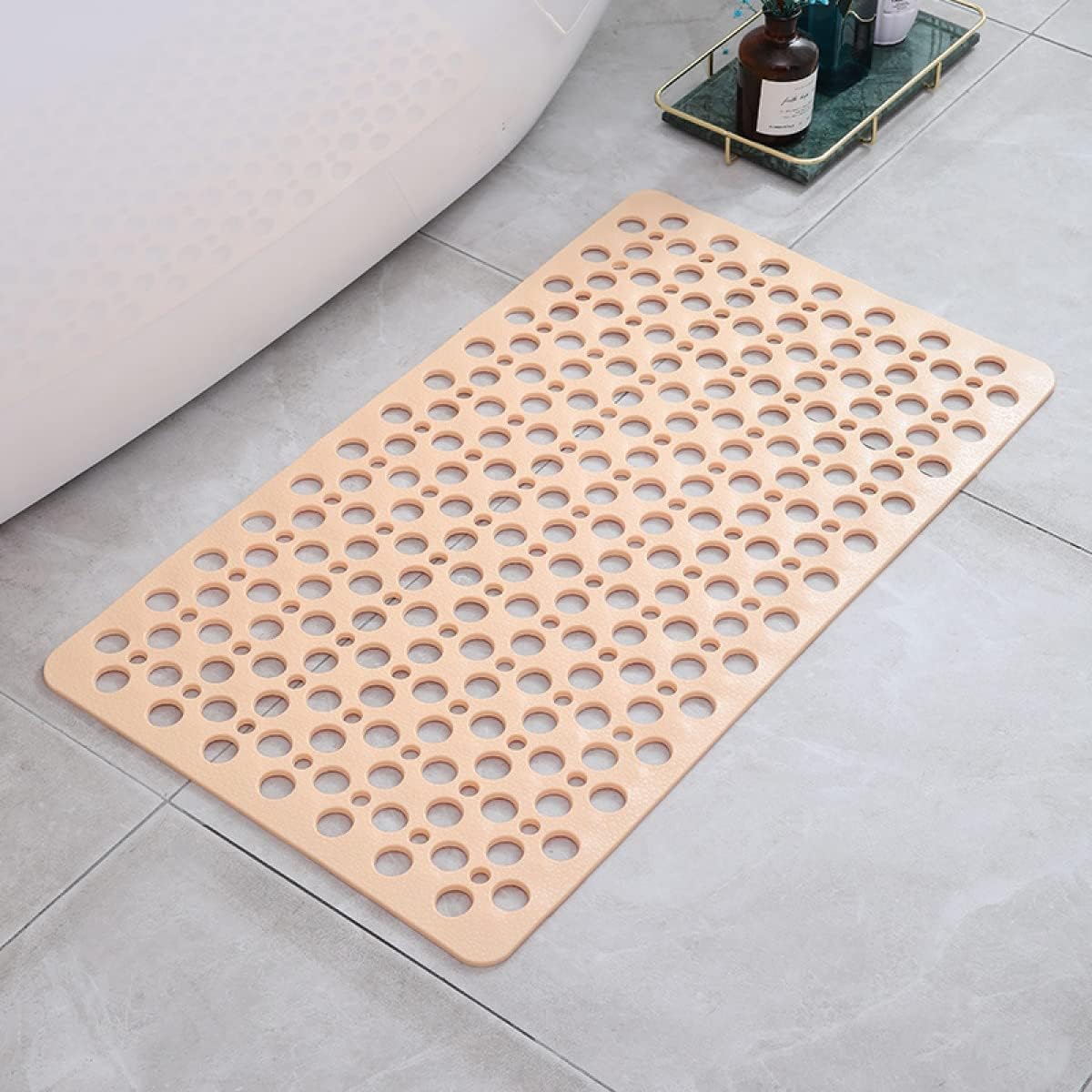 Non-Slip Antibacterial Shower Mat | Durable PVC, Powerful Suction & Ideal for Families, Seniors, and Daily Use