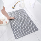 Non-Slip Antibacterial Shower Mat | Durable PVC with Powerful Suction Cups for Safety & Comfort in Every Shower