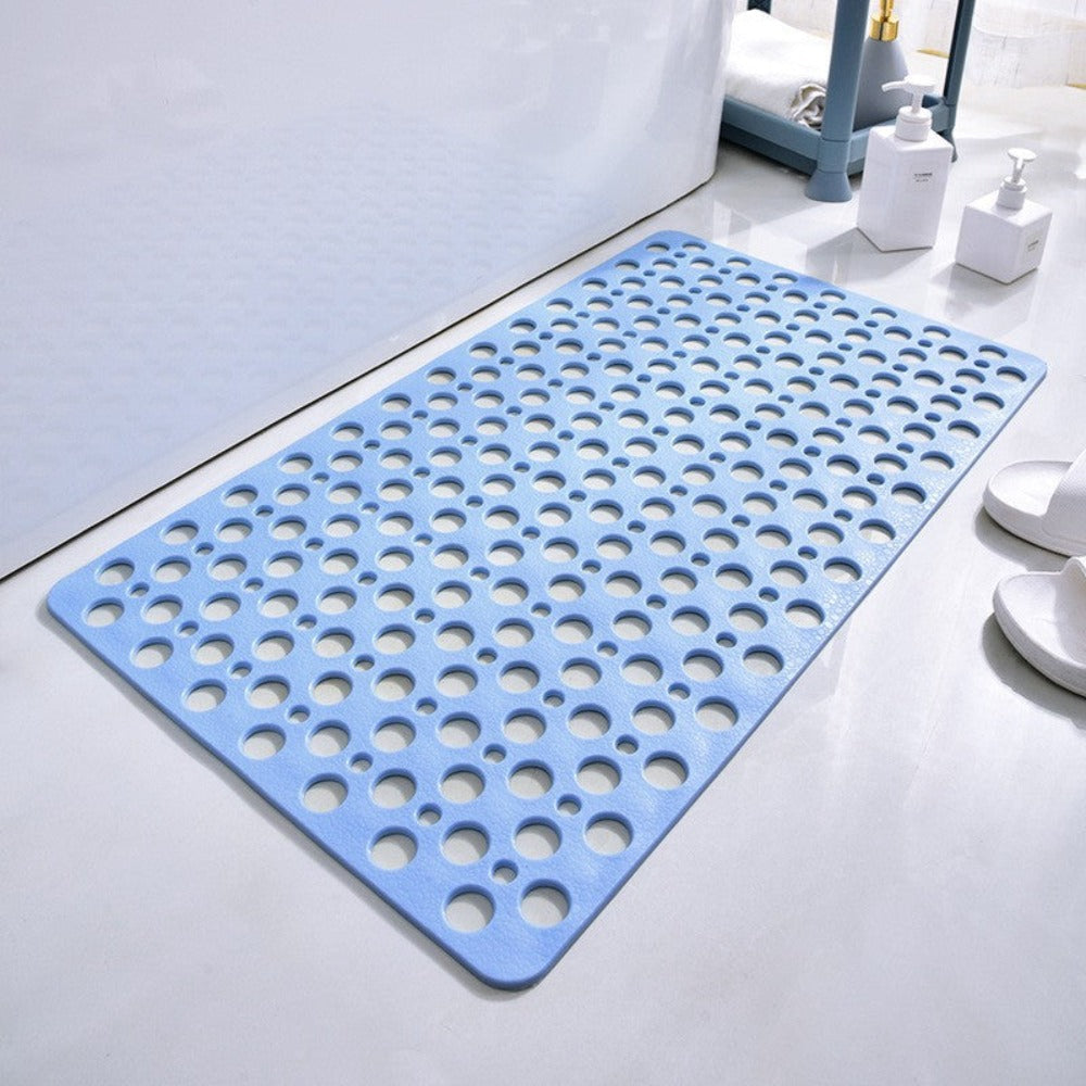 Non-Slip Antibacterial Shower Mat | Durable PVC, Powerful Suction & Ideal for Families, Seniors, and Daily Use