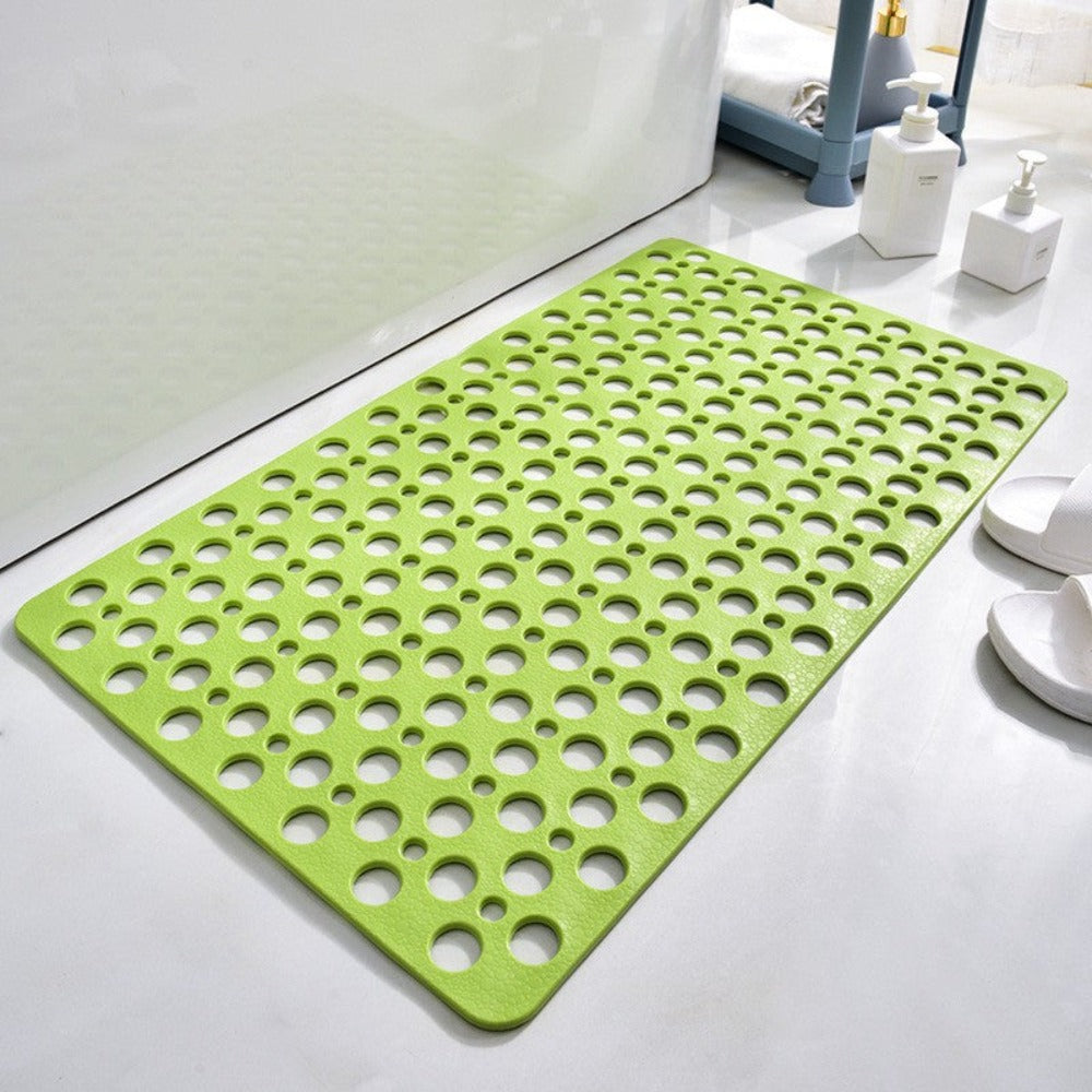 Non-Slip Antibacterial Shower Mat | Durable PVC with Powerful Suction Cups for Safety & Comfort in Every Shower