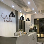 LED Wood Pendant Light Fixture - E27 Hanging Chandelier for Industrial Living Room, Bedroom & Kitchen Decor Lighting