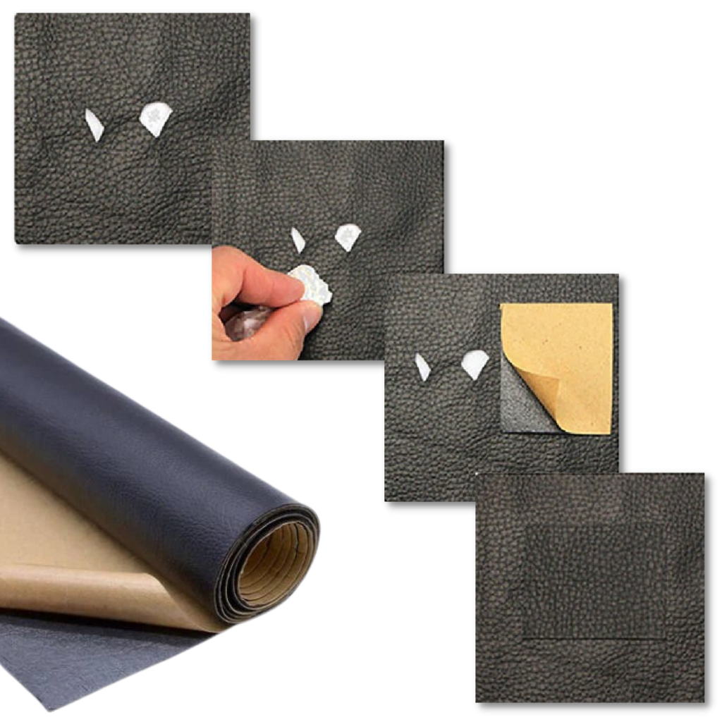Self-Adhesive Leather Repair Patch for Couch & Sofa - Easy DIY Fix - Bunnings Style Solution