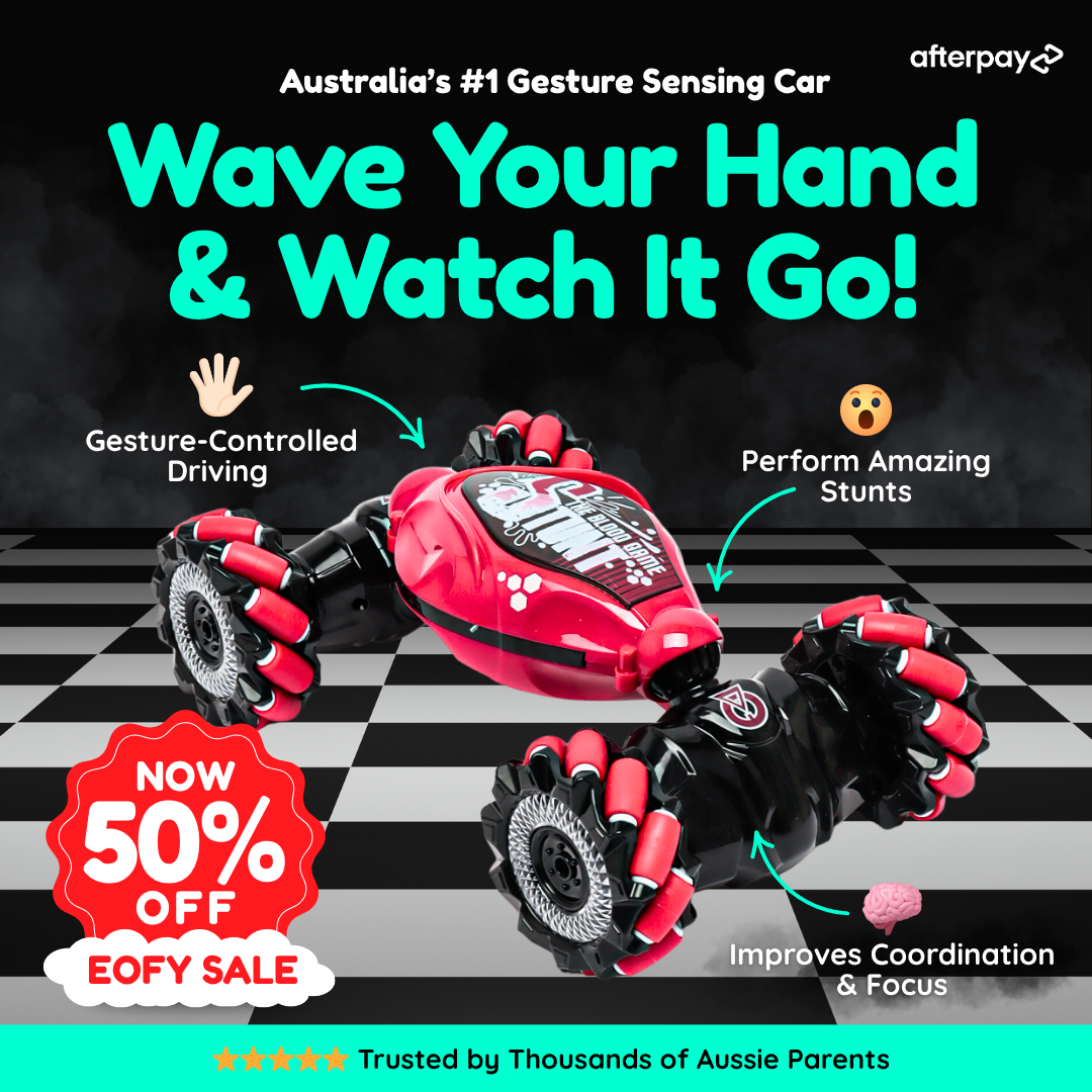 Gesture Sensing Car | Advanced Gesture Control with Watch Remote for Kids and Adults