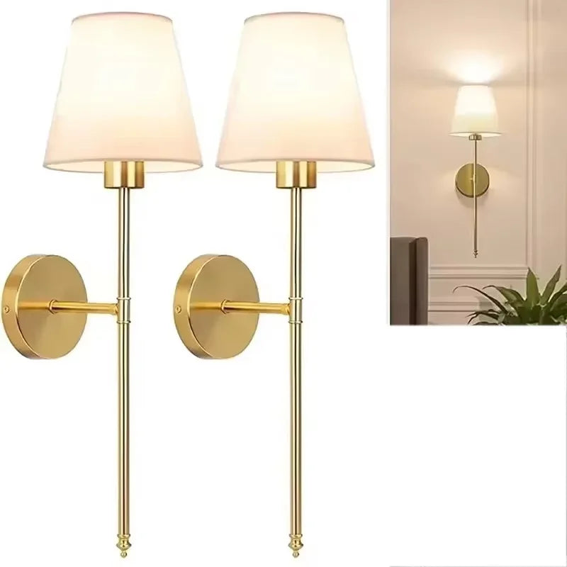 Retro Wall Lamp LED Charge RGB Bulb Removable Wireless Wall Light For Bedroom Corridor Hallway Indoor Luminaire Bedside Light