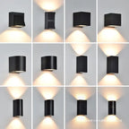 TRAZOS – Modern Round or Square LED Wall Light, Waterproof IP65 Standard, Outdoor Lighting, Ideal for Garden, Veranda or Bedroom