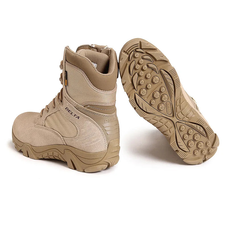 High-Performance Tactical Combat Boots | Durable, High Ankle Design & Exceptional Traction for Outdoor Adventures