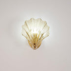 Shell Wall Light Fixture - Coastal Style Sconce for Living Room, Bedroom, and Hallway Decor
