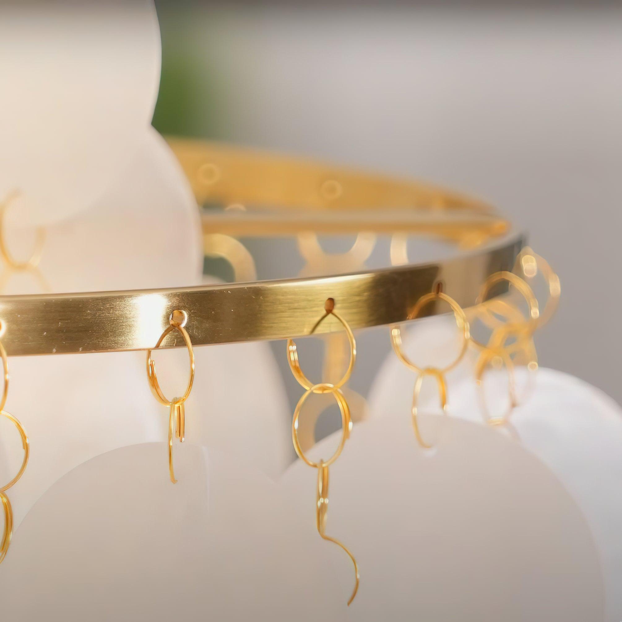 Vintage Natural Seashell Pendant Light Fixture for Coastal Home Decor & Dining Spaces