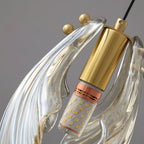 Shell Mini Pendant Light Fixture - Coastal Style Hanging Lamp for Kitchen Island & Dining Room