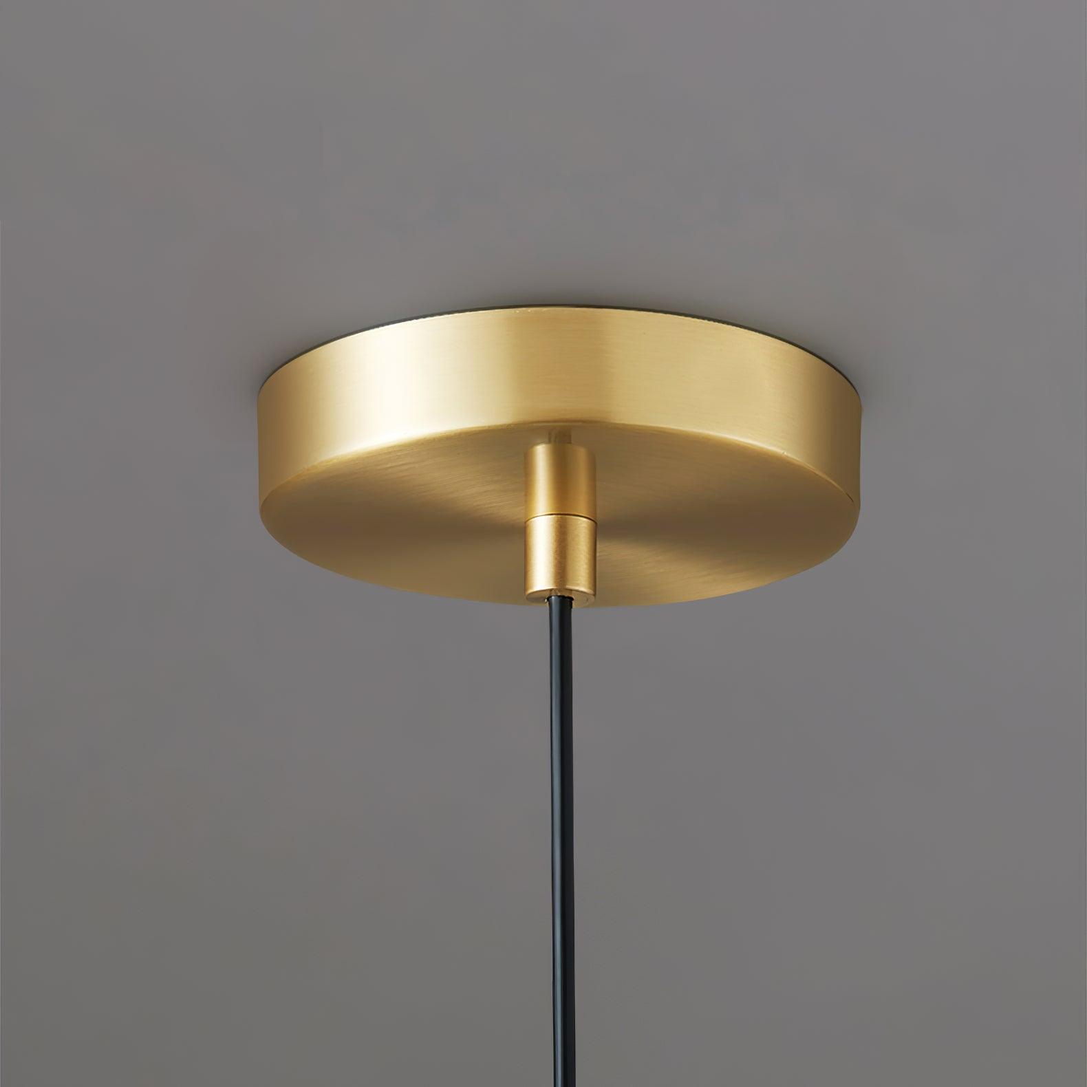Shell Mini Pendant Light Fixture - Coastal Style Hanging Lamp for Kitchen Island & Dining Room