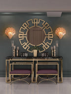 Shell Wall Light Fixture - Coastal Style Sconce for Living Room, Bedroom, and Hallway Decor