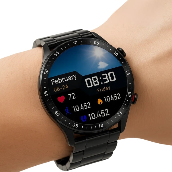 Blood Pressure Smartwatch – Heart Rate Monitor & Health Tracking for Daily Wellness